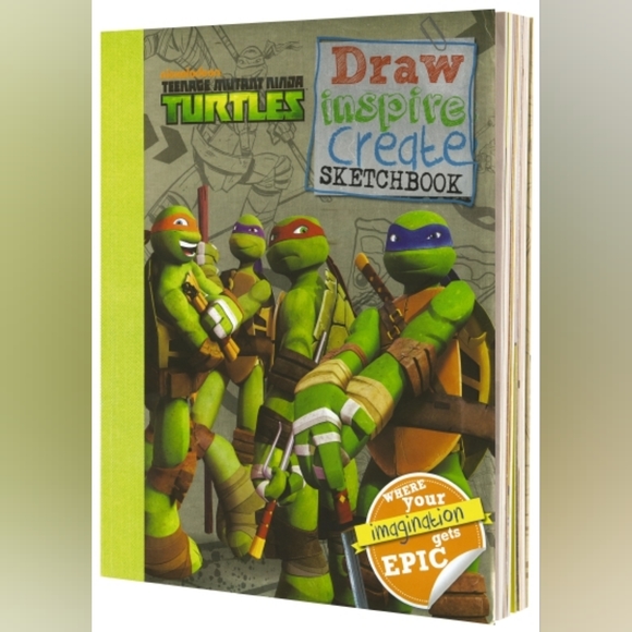 Teenage Mutant Ninja Turtles: Draw, Inspire, Create Sketchbook - Picture 2 of 5